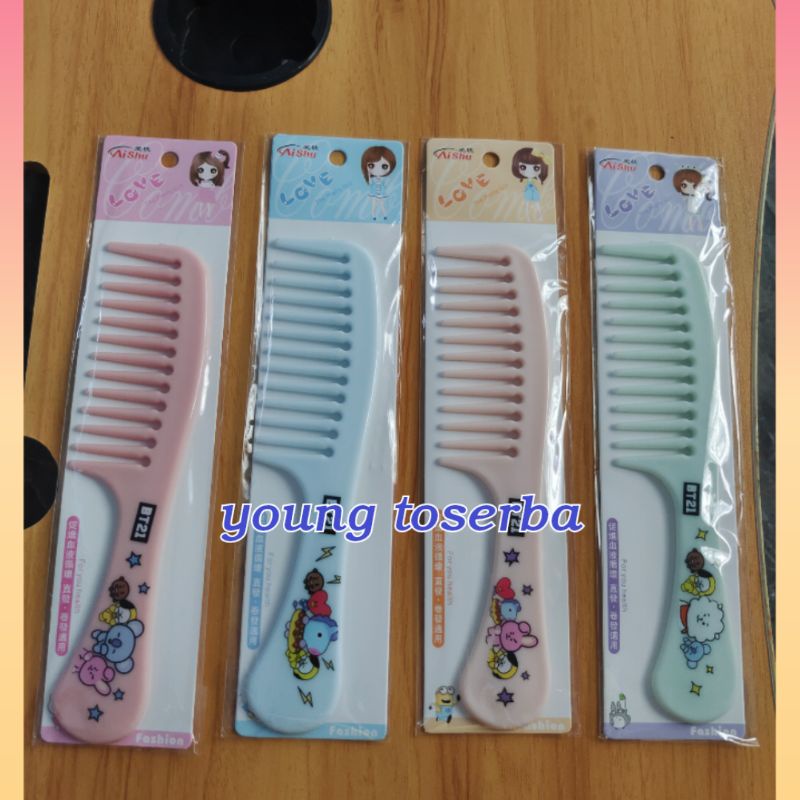 Sisir Renggang Korea / Sisir Lucu karakter