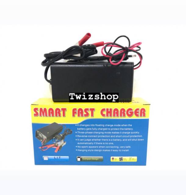 Charger Aki 12V 10A Smart