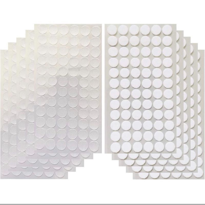 

Velcro bulat transparan Velcro perekat