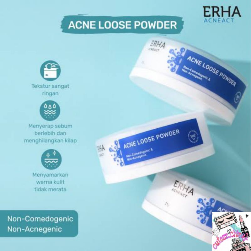 ☃️Cutezz_Ching1☃️Erha Acneact Acne Loose Powder 21g