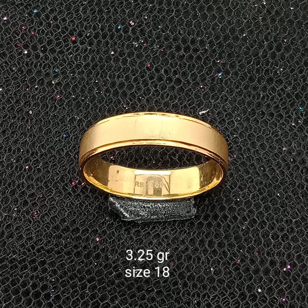 Cincin Emas 17K - 3.25 gr Kadar 750 - 907