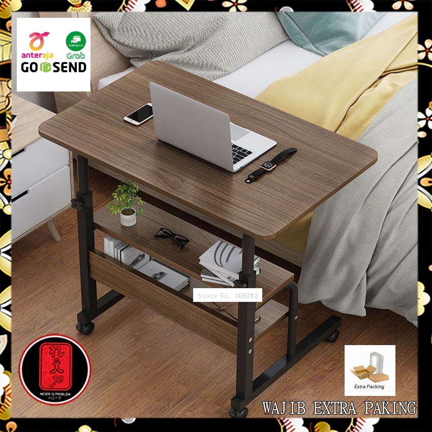 Meja Laptop Adjustable Portable Laptop Desk Tiga Tingkat