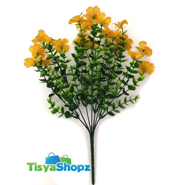 Bunga Violet Eucalyptus 7 cabang / Bunga Pinus Dolar Violet