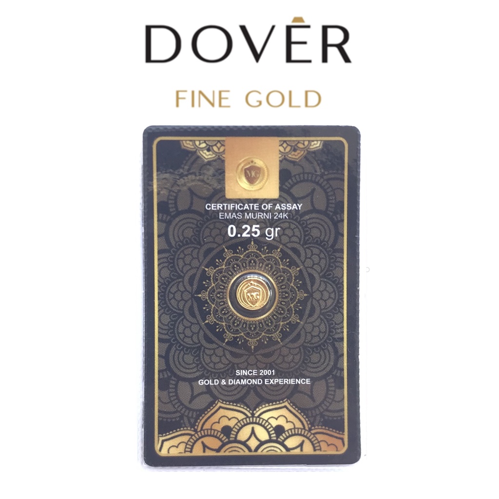 Logam Mulia Emas Mini Gold MiniGold 0.25 0,25 gram