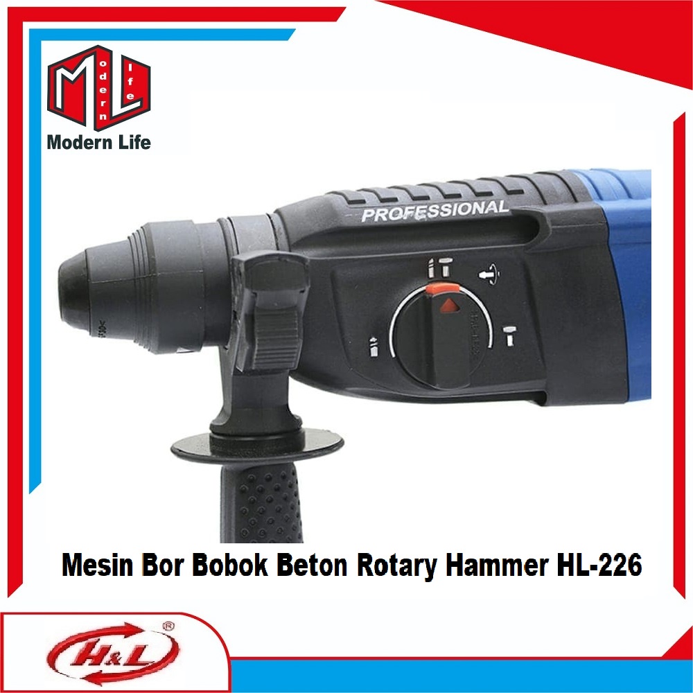 Mesin Bor Beton Rotary Hammer Demolition Bor Bobok Beton HL 2-26DRE