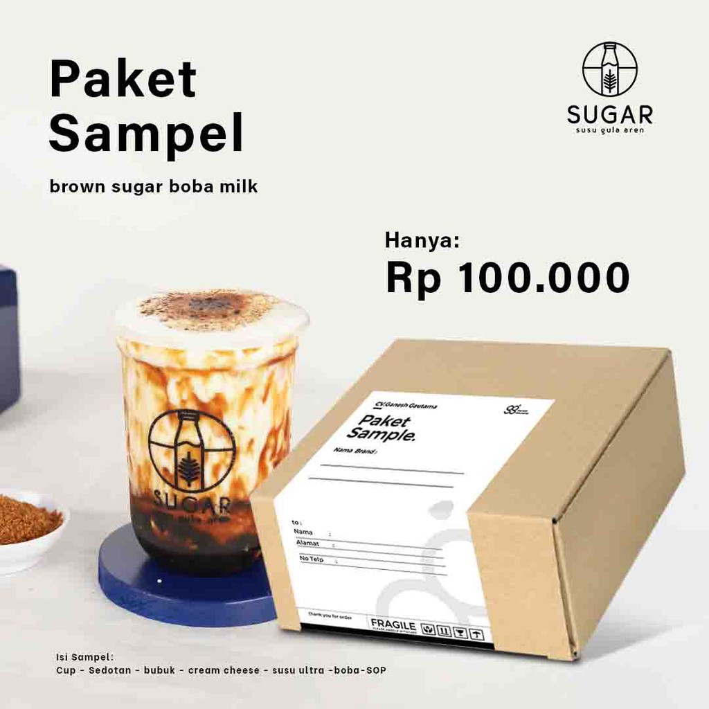 

Paket Sampel Minuman Sugar Boba