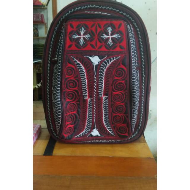 Tas ransel bordiran pintu Aceh ukuran besar