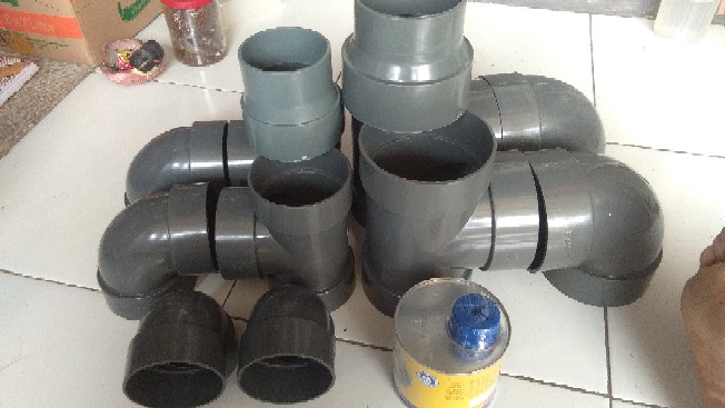 Tee Voscar 4 Inch D Pvc / T Te D