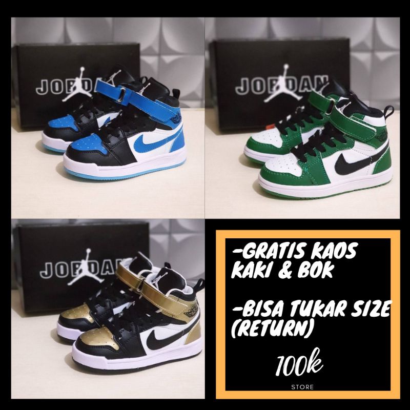 sepatu anak Nike Jordan size 23-35 jaminan real pict