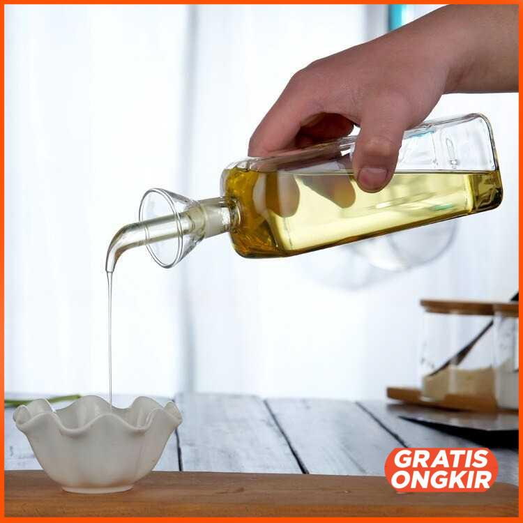 Botol Minyak Olive Oil Borosilicate Glass - EC200 500ml