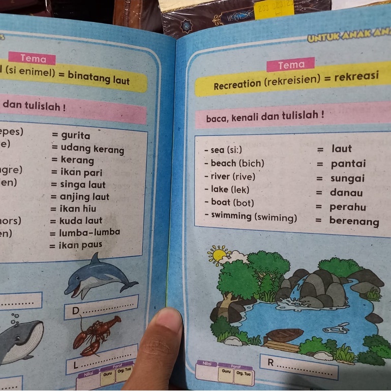 Buku Pengenalan Bahasa Inggris 1 dan 2 PAH (Warna)