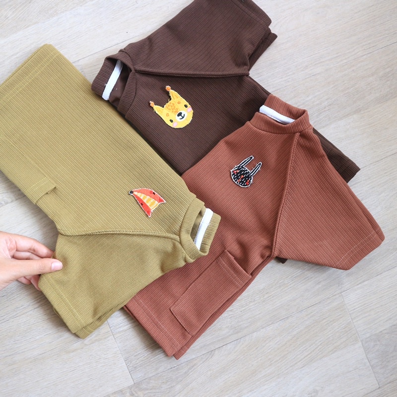 Baju Kaos Polo Shirt Atasan Lengan Pendek Anak Bayi Laki Laki Perempuan 1 2 3 4 5 Tahun Katun Oblong Anak Kaos Nonton-2