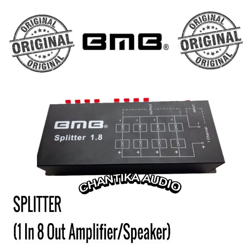 SPLITTER (1 In 8 Out Amplifier/Speaker) bmb Original