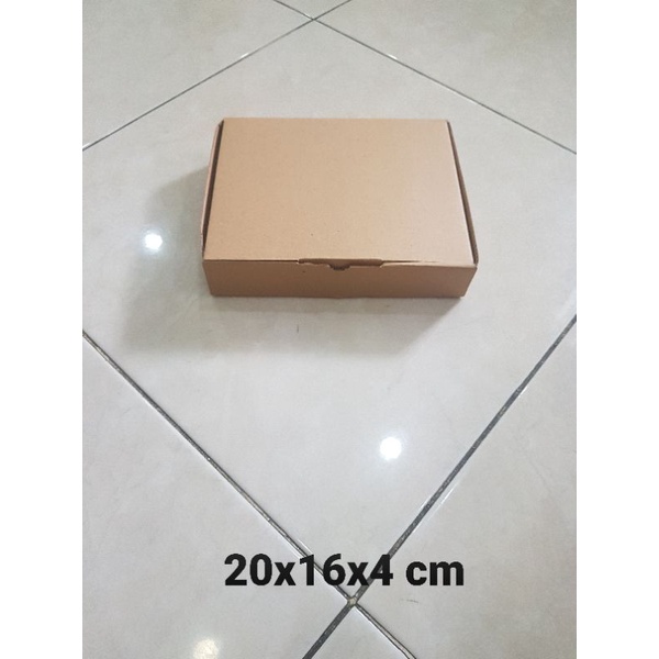 

Kardus Box uk. 20x16x4 cm Kotak Karton Die Cut