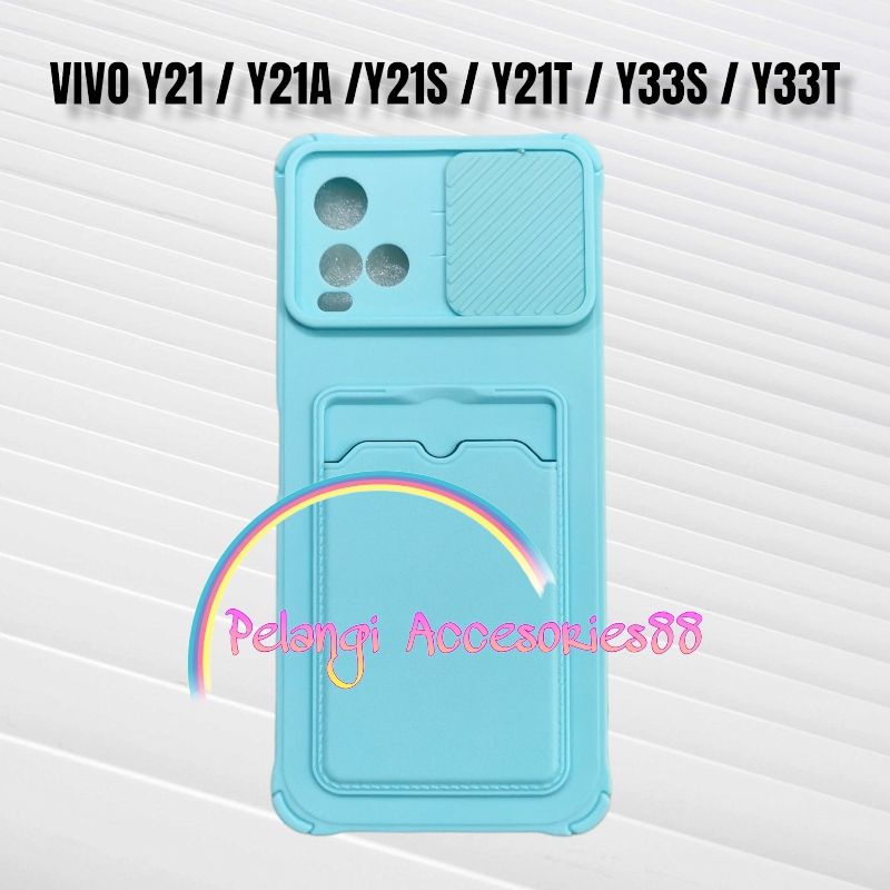 CASE VIVO Y21 / Y21S / Y33S / Y21T / Y21A / Y33T CASE SOFTCASE SLEDING WARNA WARNI