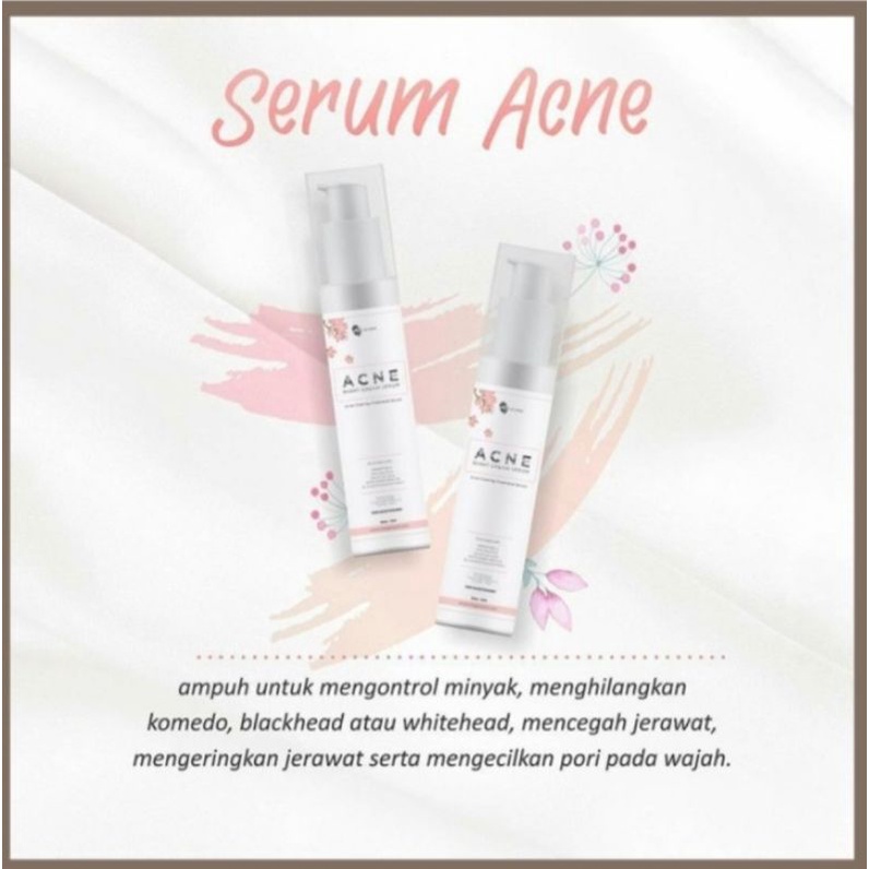 MS GLOW ACNE SERUM | ACNE SERUM MS GLOW ( UNTUK KULIT BERJERAWAT)