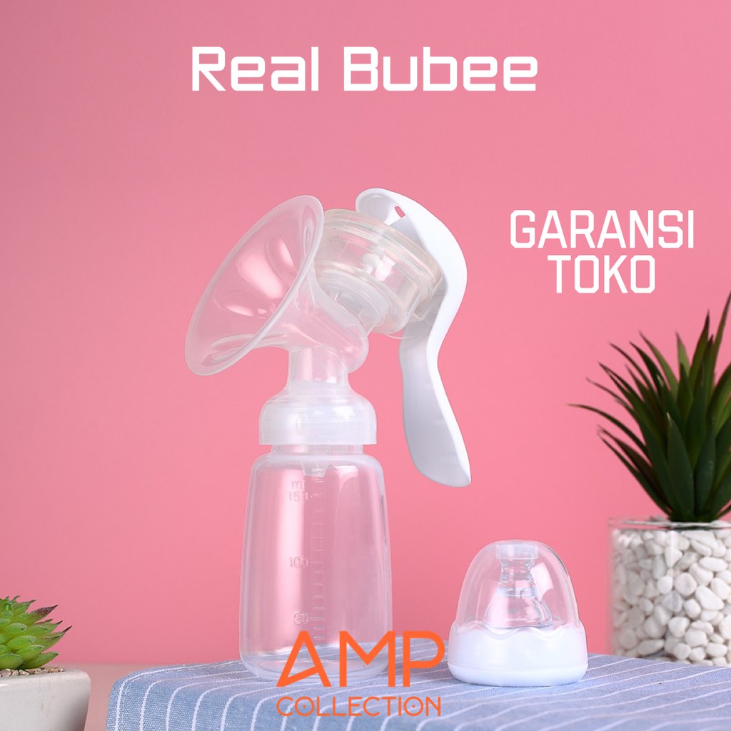 Real Bubee Pompa ASI Manual Breast Pump Powerful Nipple Suction Pumps 150ml