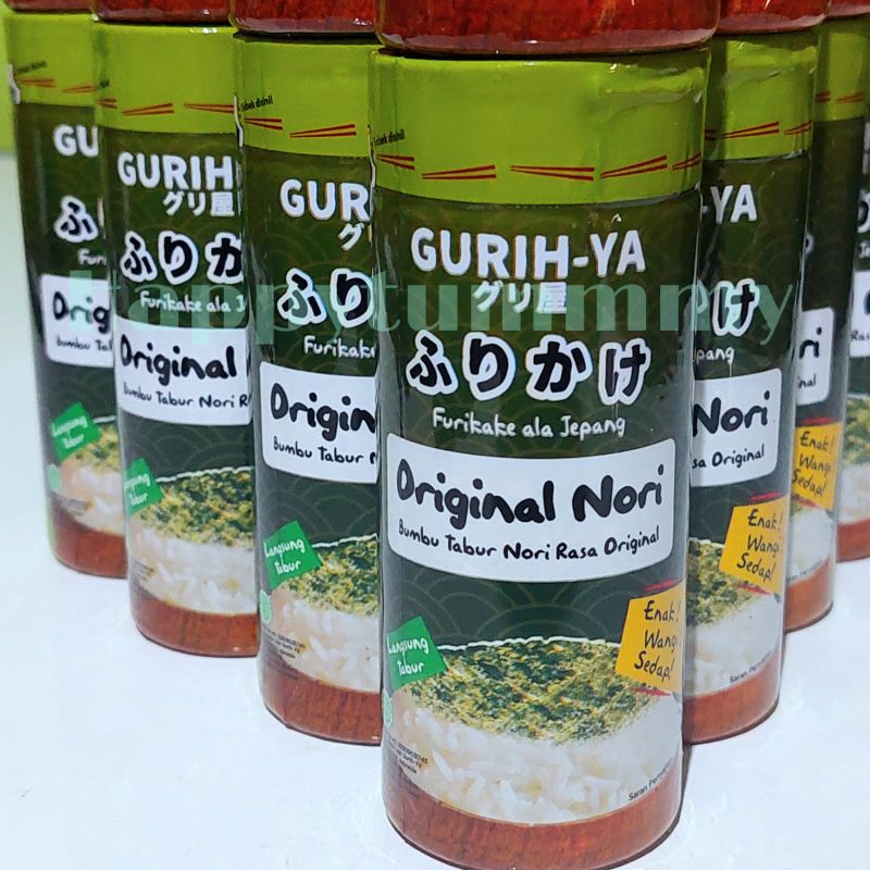 HPT - BOTOL Gurih Ya Gurihya Seaweed Nori Seasoning (Abon Rumput Laut) 45gram MPASI Rasa Original &amp; Spicy