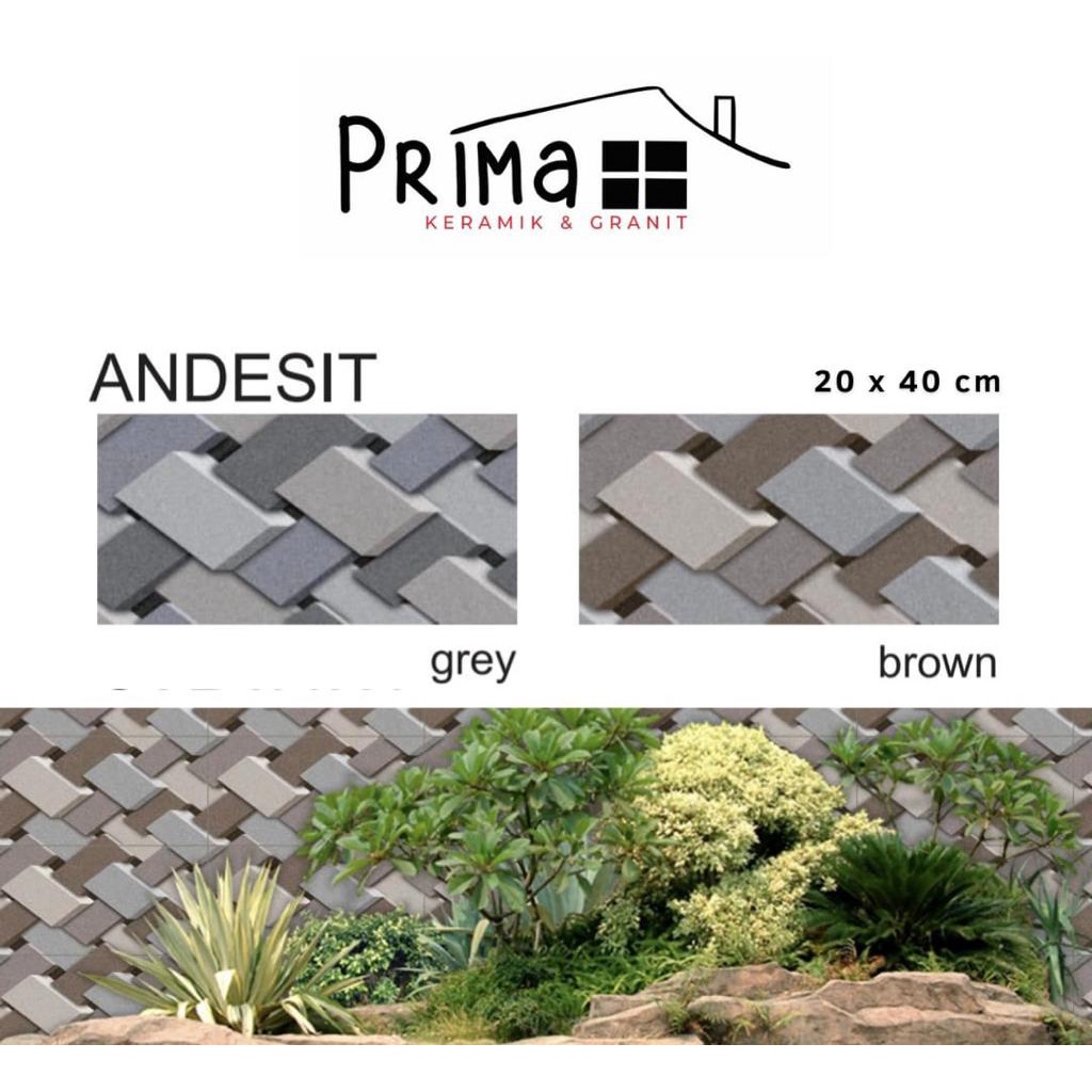 KERAMIK DINDING MOTIF BATU ALAM