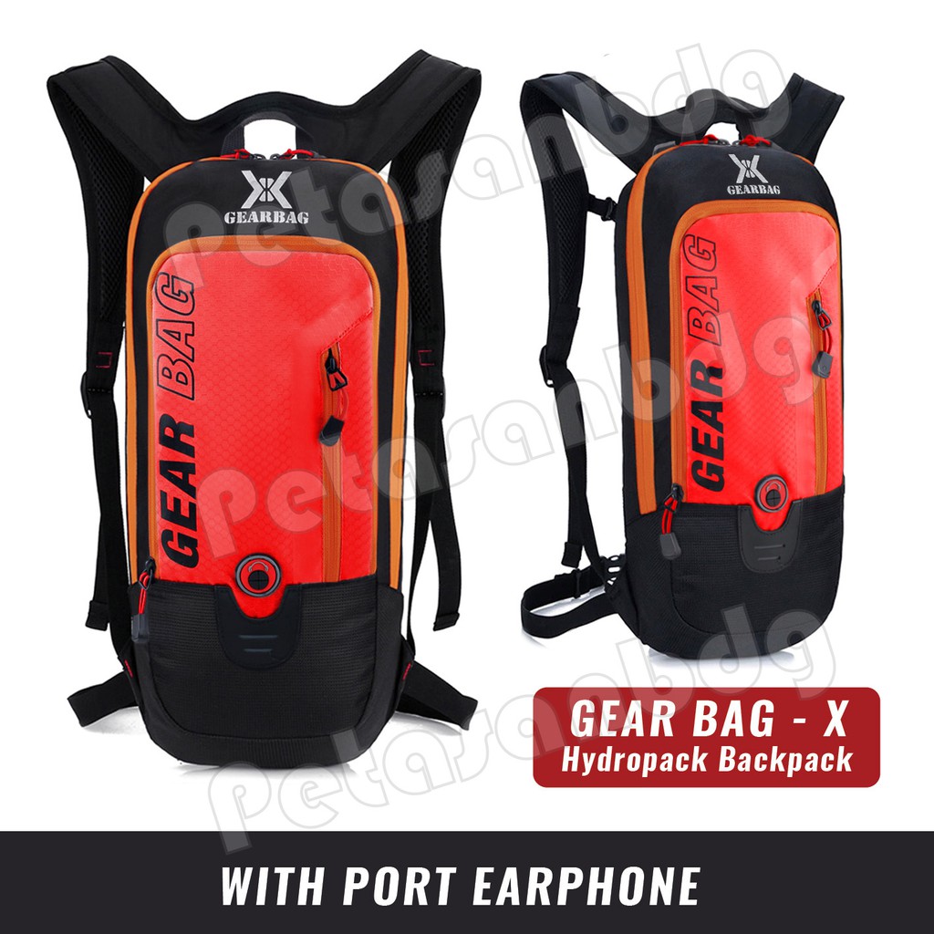 RTM - Gear Bag Running Hydropack.PTS Cycling WITH EARPHONE HOLE -13096