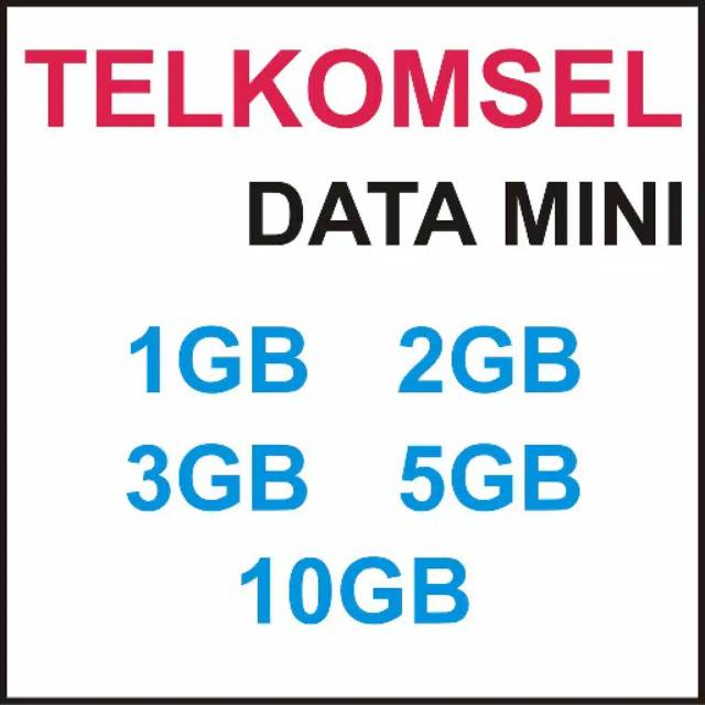 Telkomsel paket internet DATA MINI FLASH SIMPATI COMBO AS LOOP 1GB 2GB 3GB 5GB 10GB