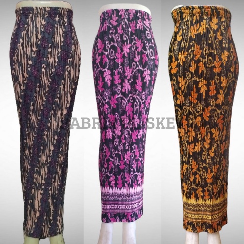 Jual Rok Plisket Batikrok Kebayarok Plisket Motifrok Kondanganrok Span Batik Bawahan Kebaya 3235