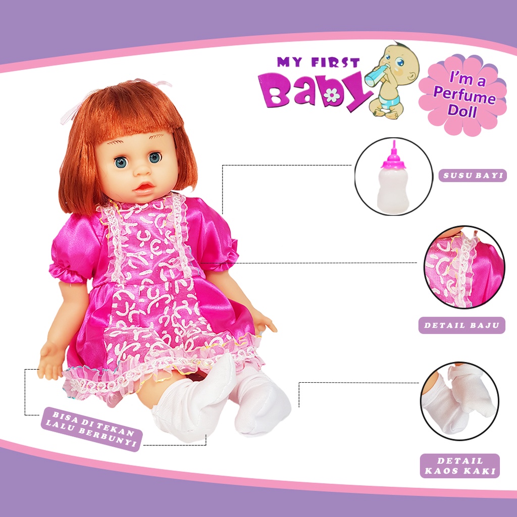 Sekawantoyas Mainan Anak Boneka Baby Singer / Mainan Boneka Anak Perempuan TERMURAH!! (SKW.808C)