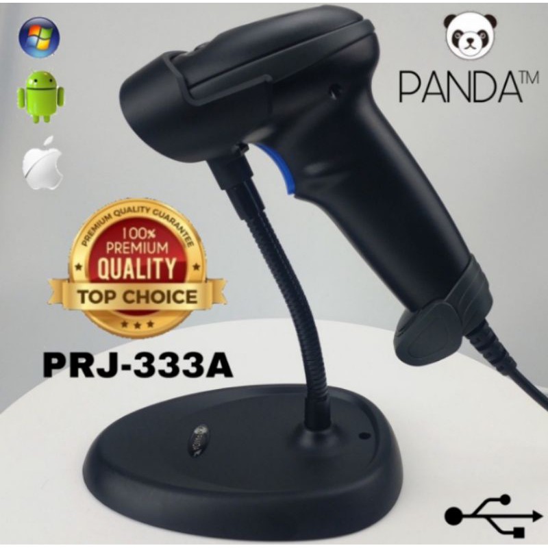 Jual Scanner Barcode Panda PRJ333A (plus stand) Indonesia