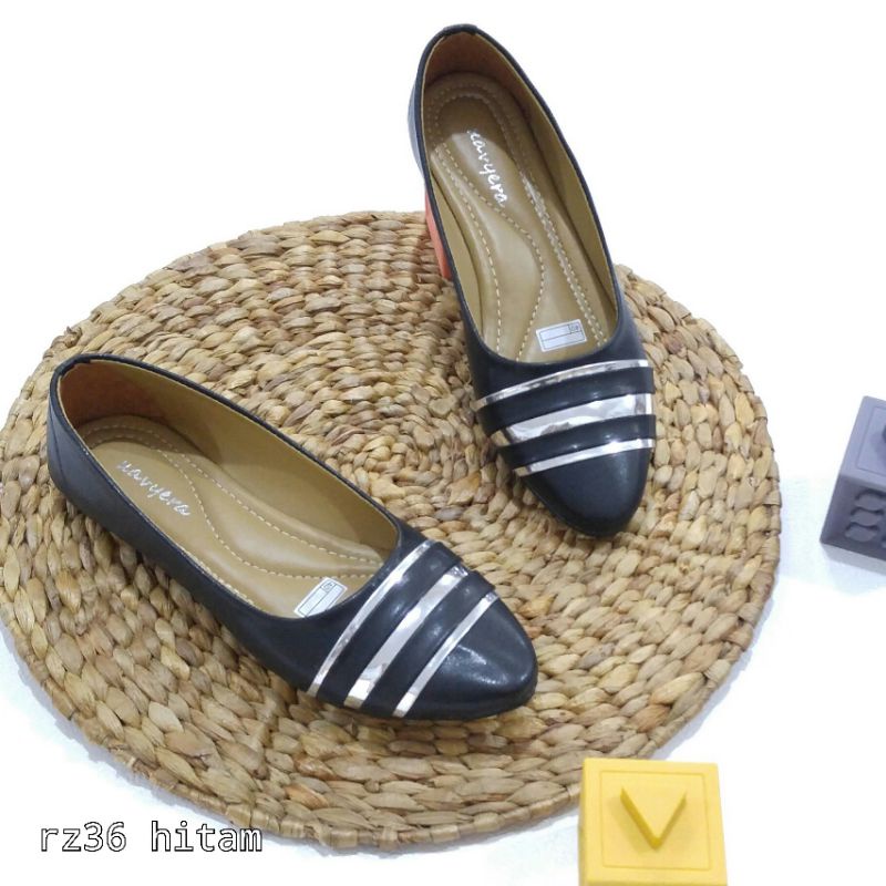 Borneo Sepatu Flat Ballerina Flatshoes Wanita RZ36 dan YZ13