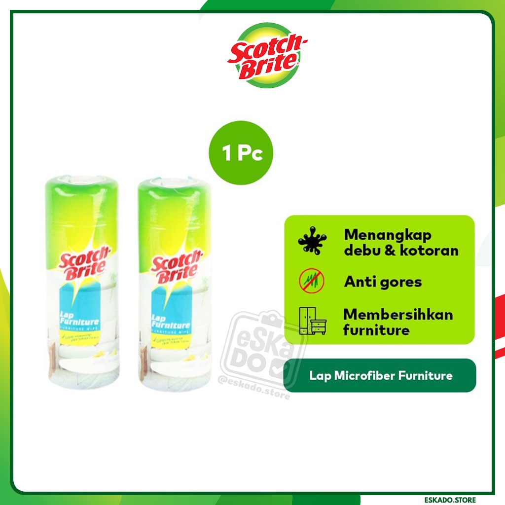 3M Scotch-Brite Kain Lap Bahan Microfiber untuk Furniture ID-88