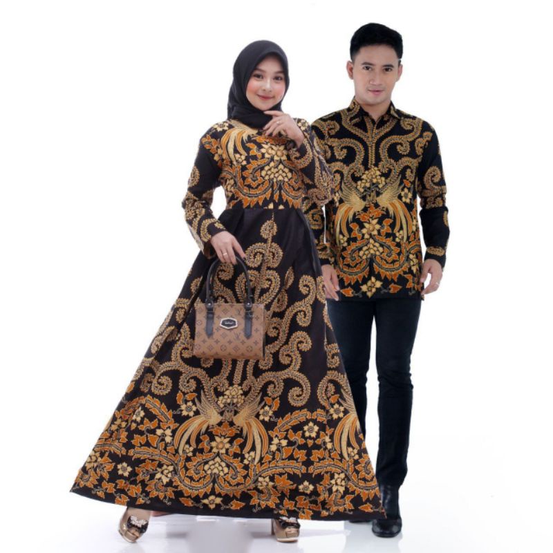 Maura Couple (COD) - Sania Ruffle Batik Couple ori Ndoro jowi DNT Garansi Termurah pari ngadek mas