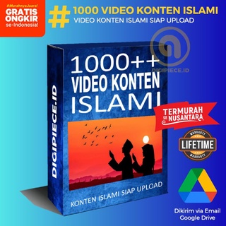 VIDEO KONTEN ISLAMI 1000+ - Viral Siap Upload keperluan Affiliate Dll