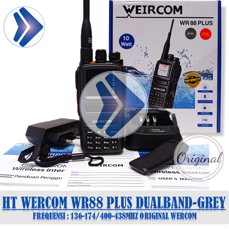HT WERCOM WR88 PLUS 2BAND WERCOM SPORT 2BAND 10WATT - GREY