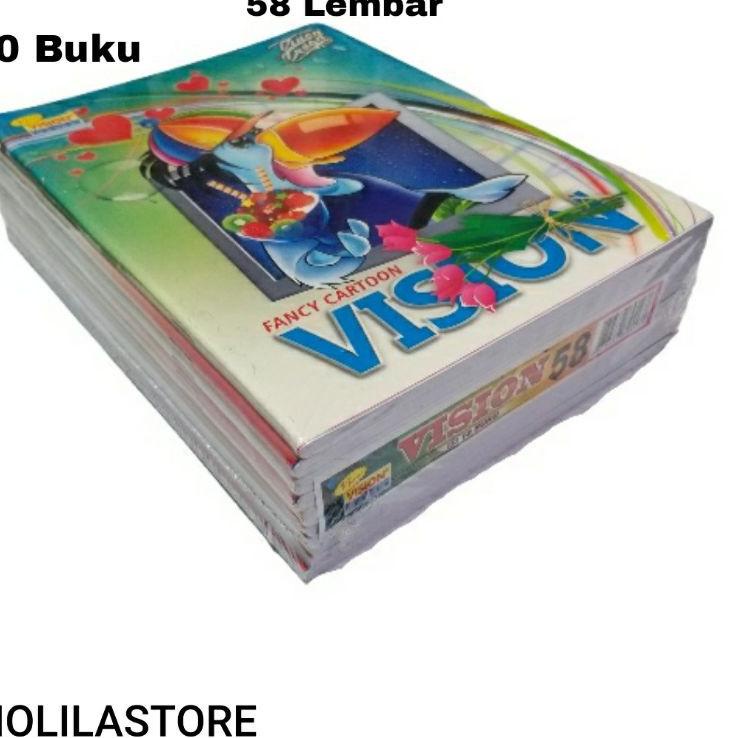 

<NeV ✩> BUKU TULIS VISION ISI 58 LEMBAR 10pcs |Harga termurah
