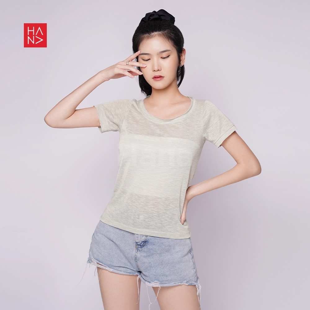 Hana Fashion - Jimin T-shirt Korean Style / Baju Kaos Wanita Gaya Korea - TS470