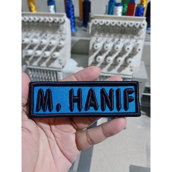 

NAMA CUSTOM , NAMA DADA , NAME TAG , BORDIR NAMA TIMBUL 3D , NAMA TIMBUL 3D PAKAI VELCRO , KUALITAS PREMIUM .