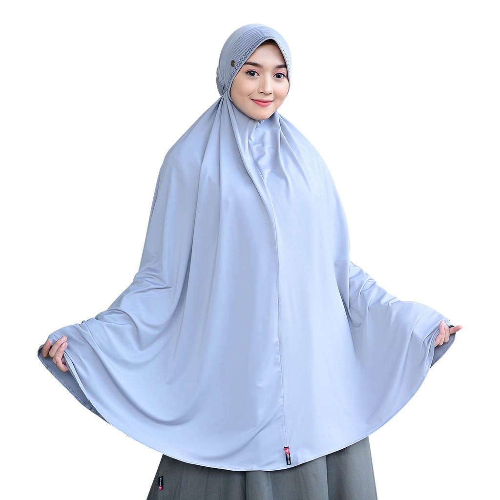 Jilbab Syari Jumbo Nafisa Chevila - Hijab Jumbo Pet Antem Syari Khimar Premium