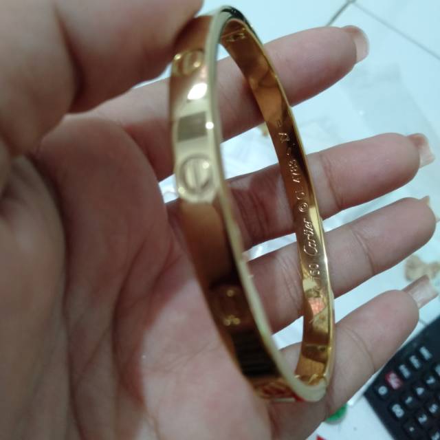 Pesanan gelang Cartier polos
