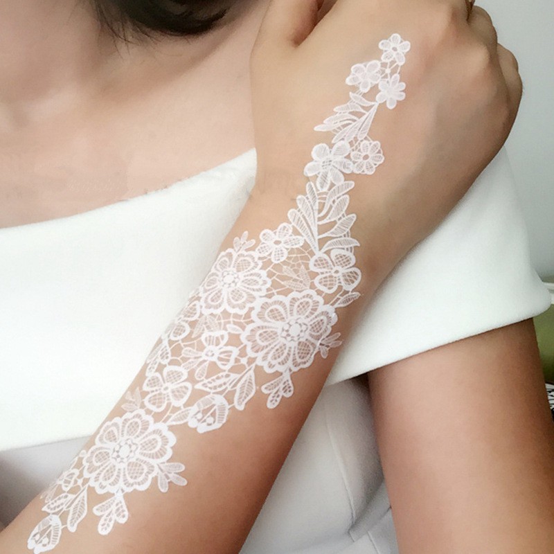 Tattoo white henna tatoo henna temporer Beauty Pengantin