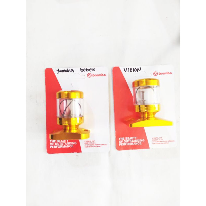 TUTUP MINYAK REM STEMPEL  CNC BREMBO