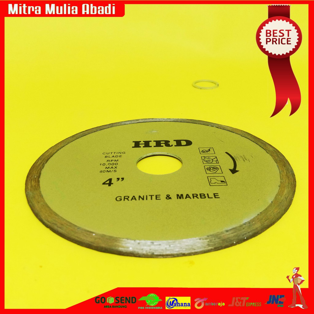 Diamond Wheel Wet 4&quot; / Mata Pisau Potong Keramik Granit, Marmer HRD DISK ANGLE GRINDER