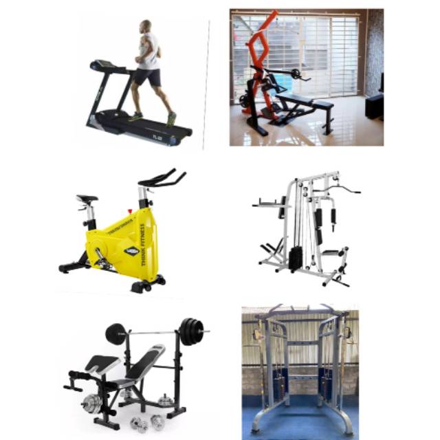 PAKET ALAT FITNESS DAN GYM