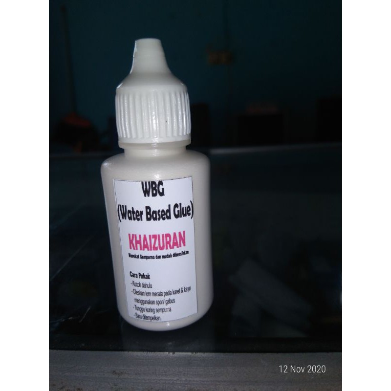 

Lem WBG (Water Based Glue) Khaizuran isi 30 ml