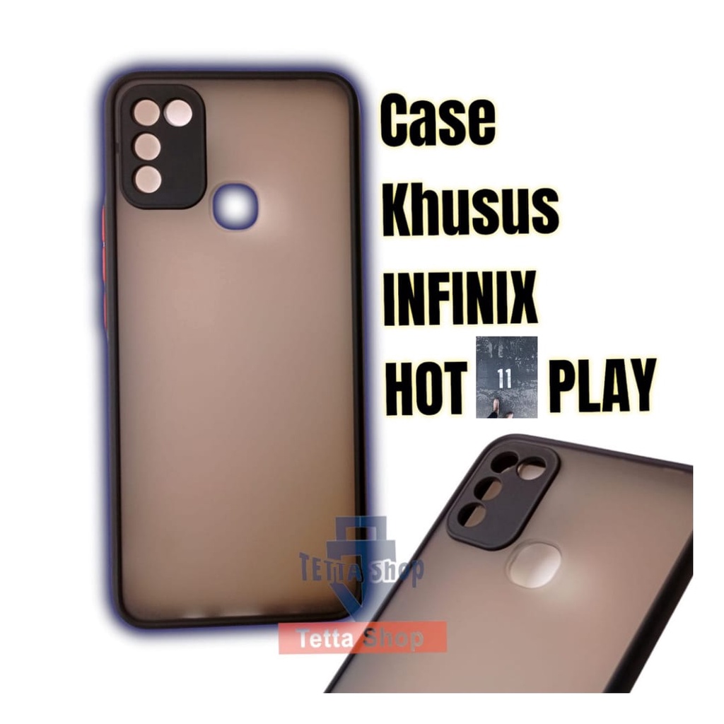 Case INFINIX HOT 11 Play I Silikon Candy Dove Metal Transparan I Warna Warni Pinggiran I list keren