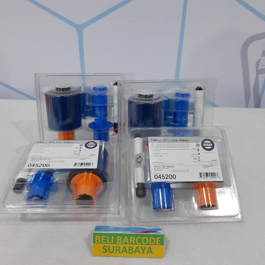 RIBBON COLOR FARGO DTC4500/e PN: 45200 - 045200 YMCKO 500images
