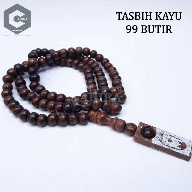 TASBIH KAYU MURAH 99 BUTIR SOUVENIR HAJI, UMRAH DAN HAJATAN