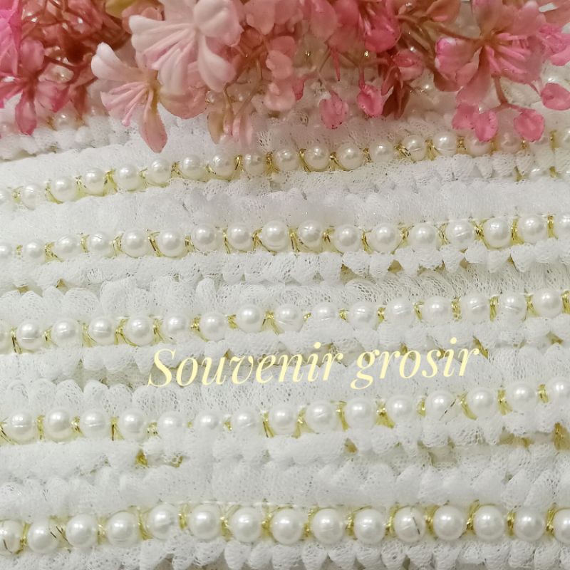 Renda mutiara / renda tile mutiara