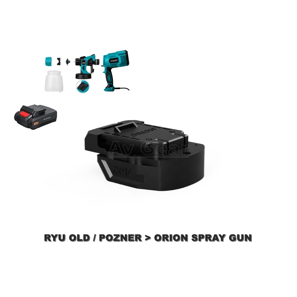 Adapter Orion Spray Gun | Baterei Ryu Old