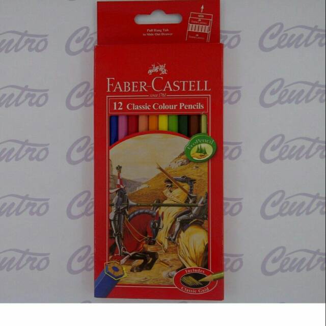 

pensil warna fabercastle 12 panjang