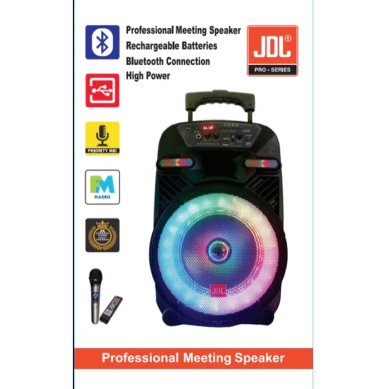 JDL Q8 PORTABLE SPEAKER AKTIF 8 inch